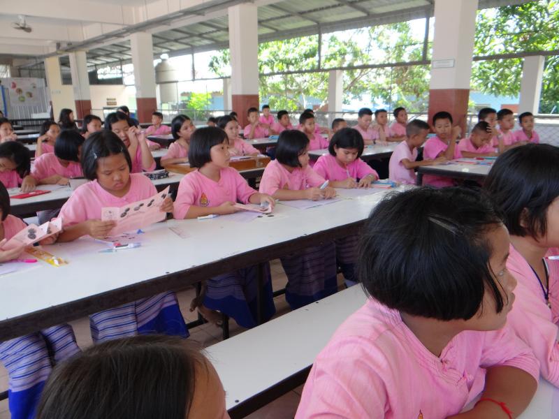 ศาลาธนารักษ์ 1 จังหวัดเชียงใหม่ เผยเเพร่ความรู้เกี่ยวกับวิวัฒนาการเงินตราไทย ณ โรงเรียนวัดสันทรายมูล (มงคลวิทยา)
